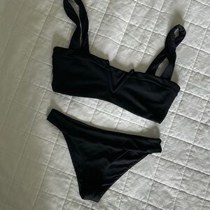 L*Space Elegant Black Bikini Set